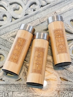 Bamboo stainless water bottle(bohemian)
