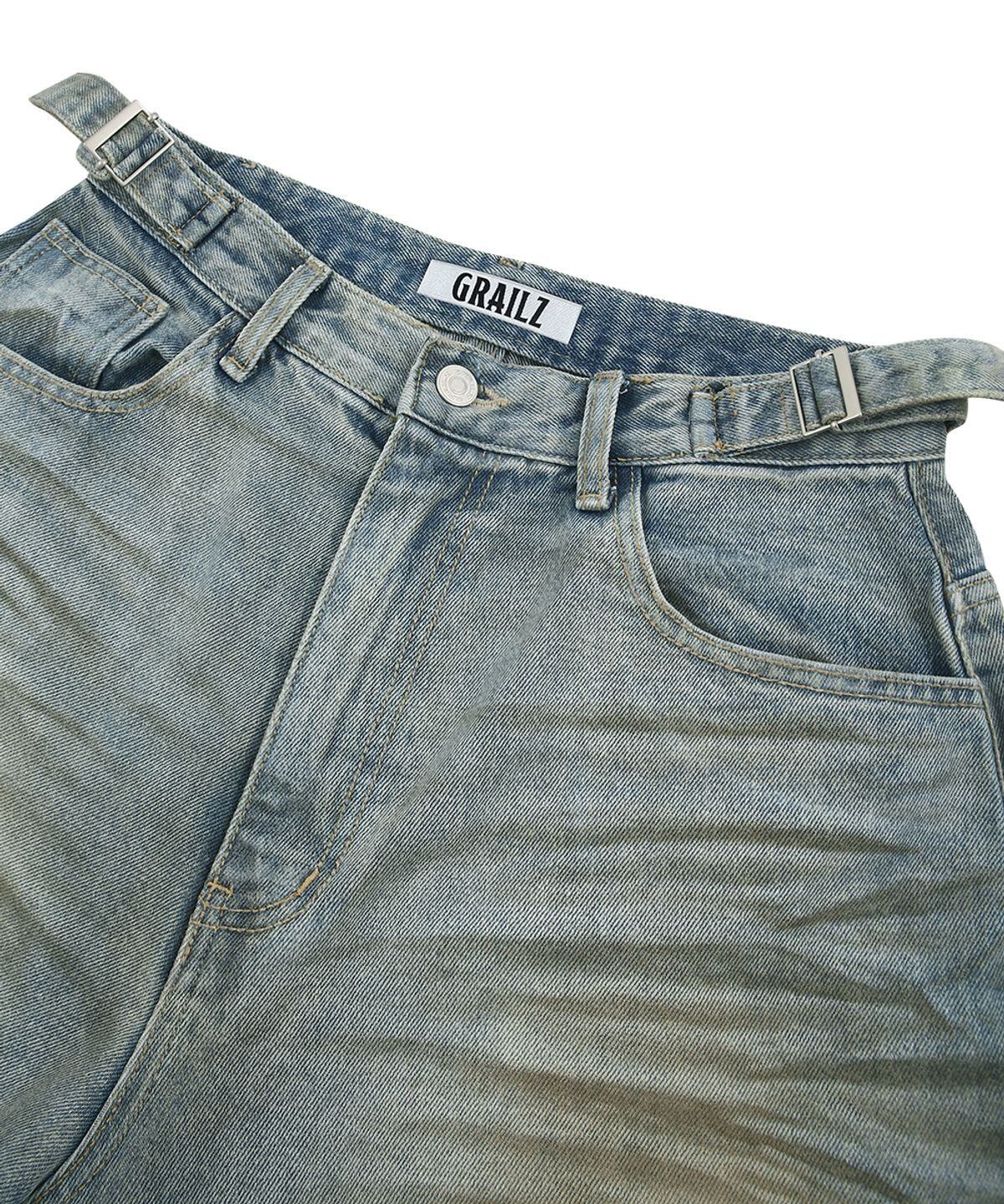 ☆RIIZE ソンチャン 着用！！【GRAILZ】COATED BALLON DENIM PANTS