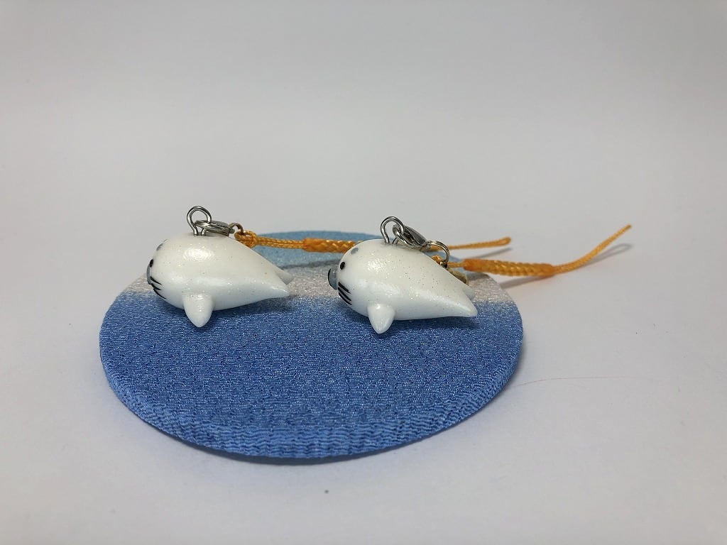 まぁるい「あざらし」のキーホルダー／ストラップ | タクミン工房