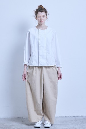 g_619  RELAX COTTON WIDE PANTS