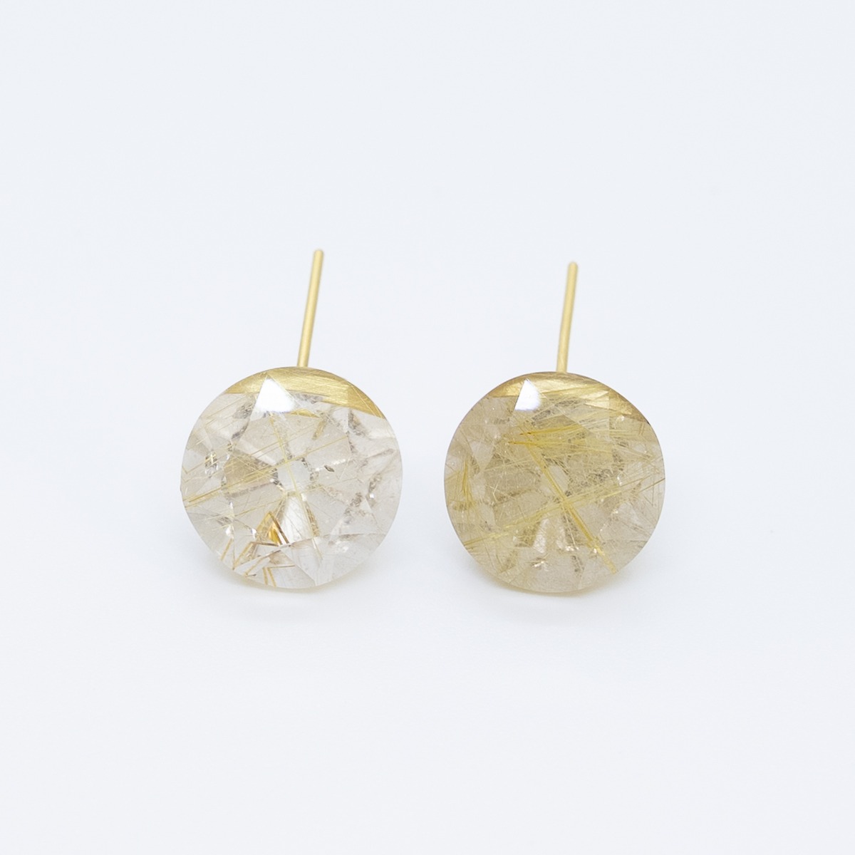 Etsuko Sonobe｜ピアス｜ルチルクォーツ | jewelboxofs