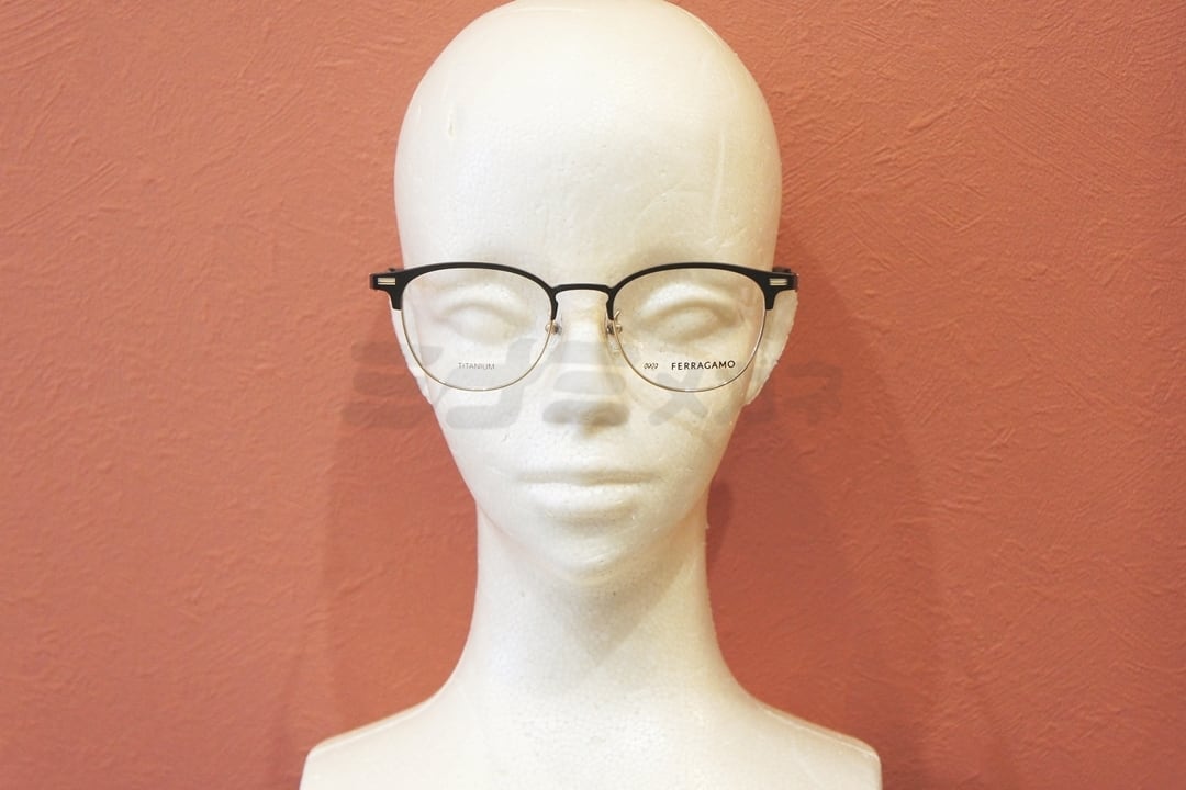 999.9×Ferragamo メガネ SF9011 017 コラボモデル アジアンフィット