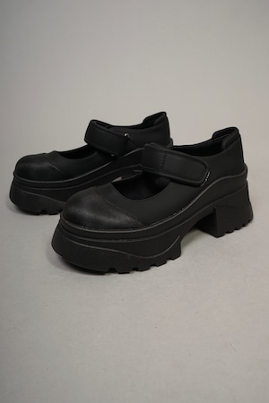 PLATFORM BALLET SHOES (BLACK) 2309-32-618