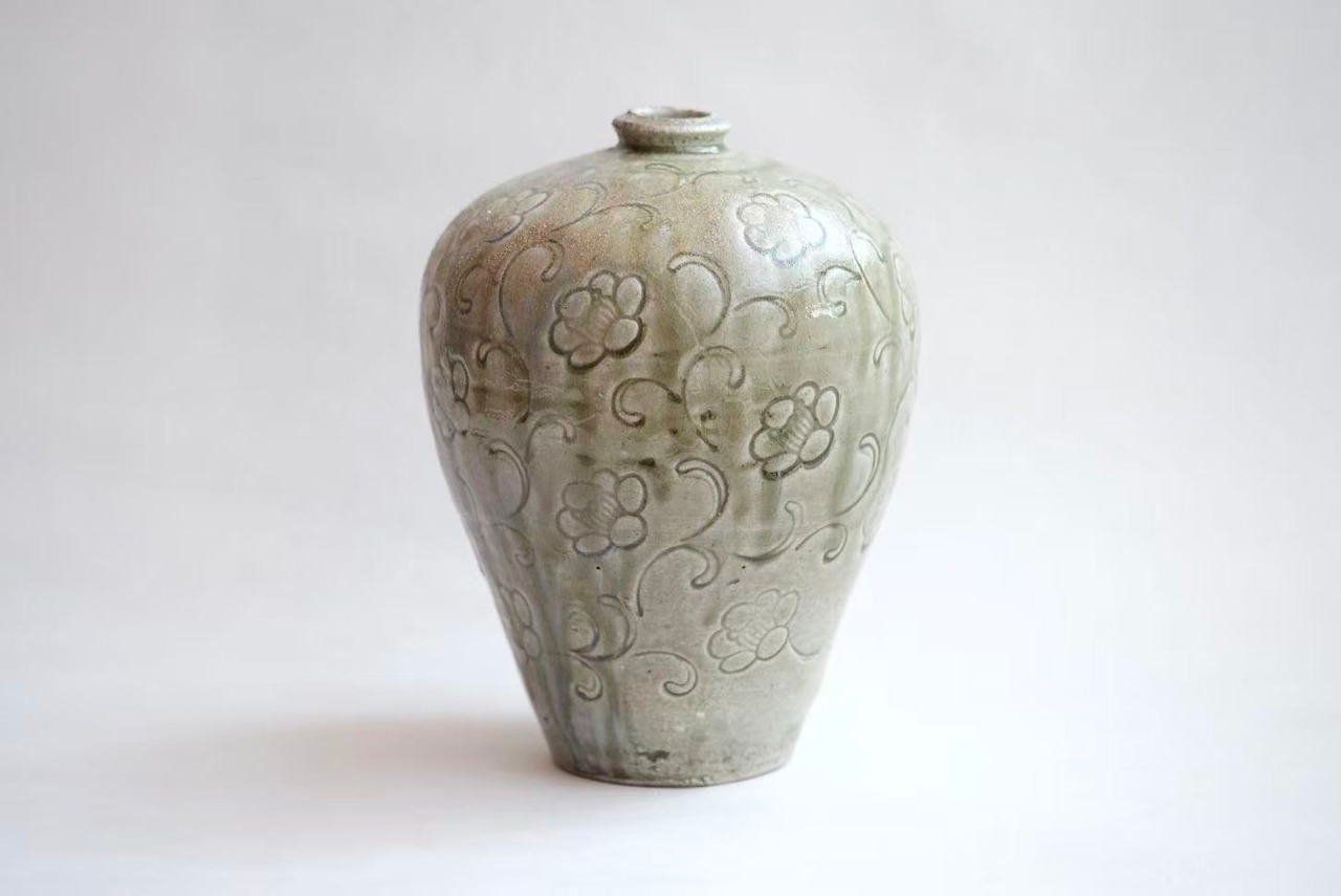 田村文宏 Fumihiro Tamura - 灰釉花瓶 Vase