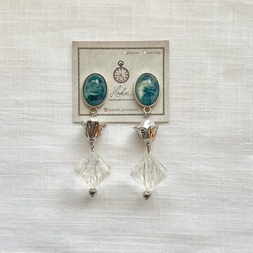 パライバアパタイト ペンダントトップ K18YG 0.45ct | Pay ID