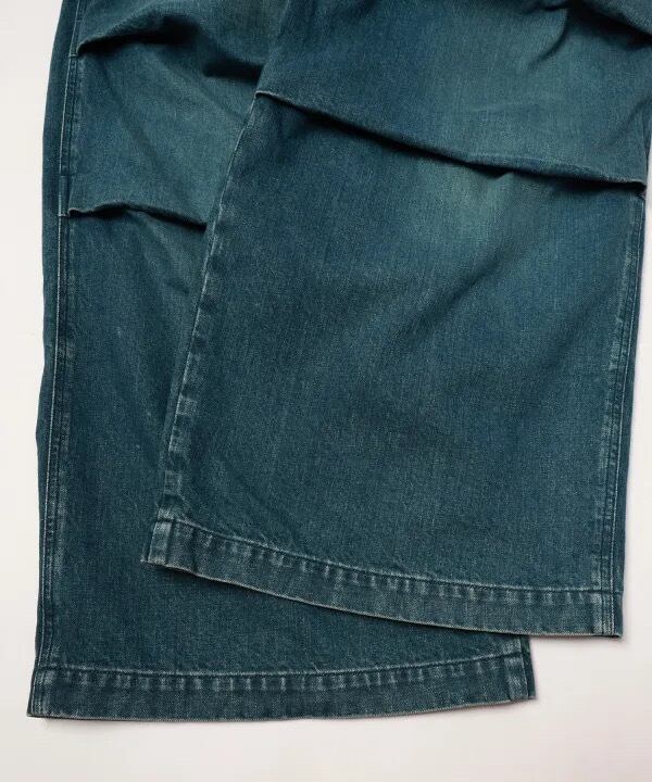 25SS】JieDa PARACHUTE DENIM PANTS (INDIGO) Jie-25S-PT02 | IAAAM