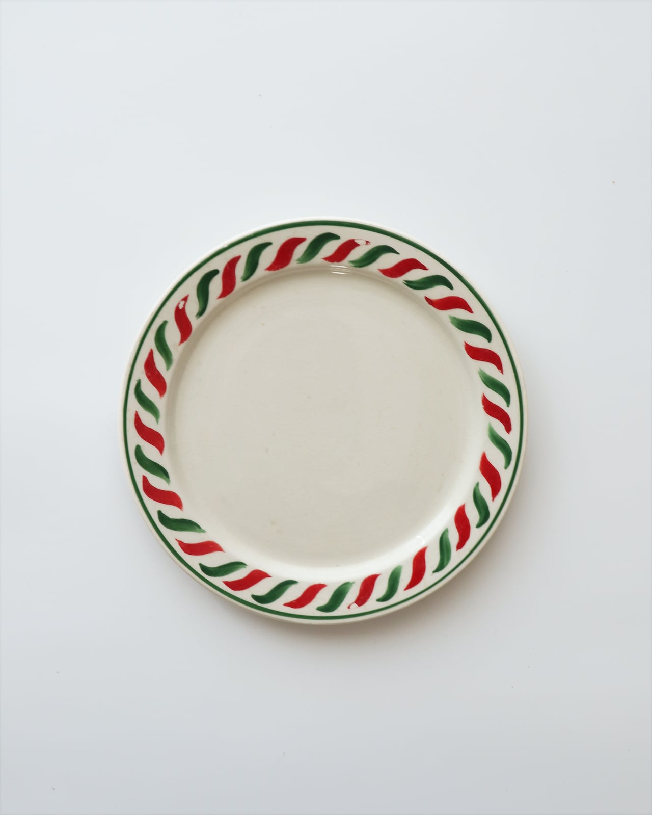 【蚤の市】Longchamp ロンシャン “Italie” イタリアカラーのデザートプレート /B