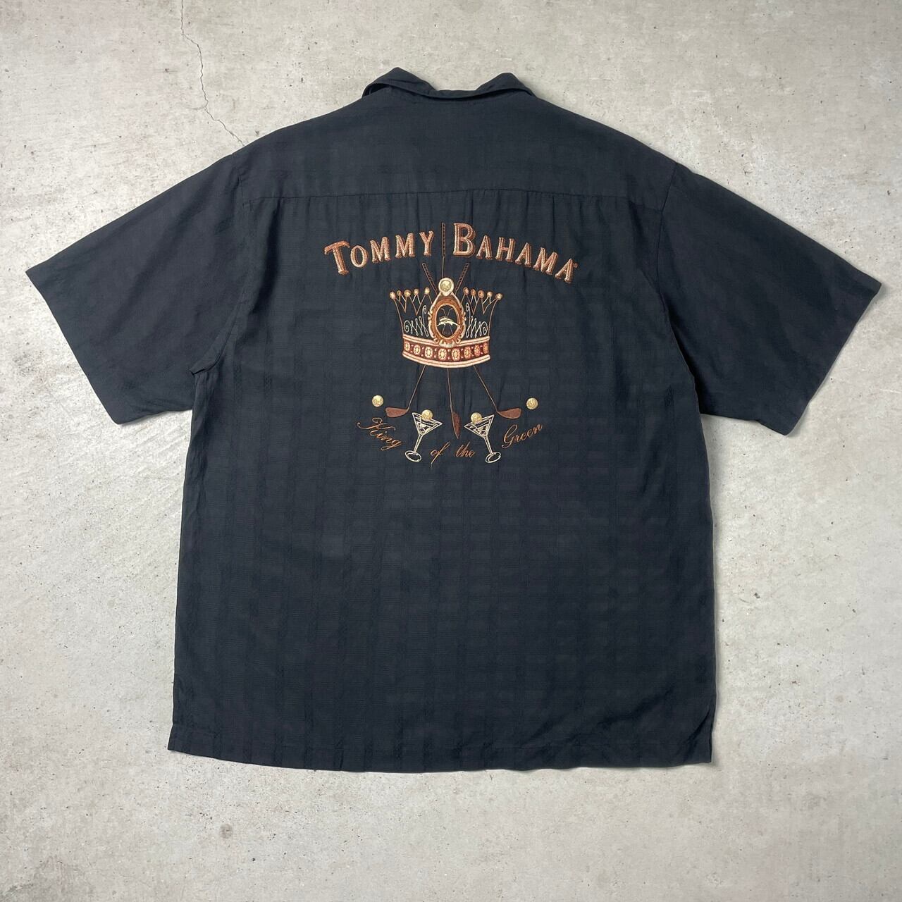 Tommy Bahama トミーバハマ 半袖 シルク ゴルフ カクテル バック