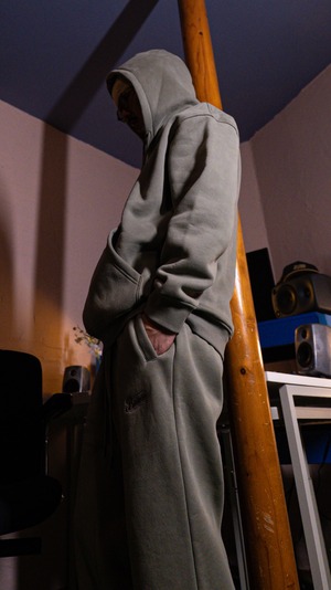 Logo Heavy Oz Hoodie [Olive]