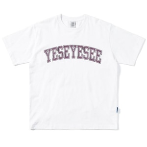 [YESEYESEE] Arch Logo Tee White 正規品 韓国ブランド 韓国代行 韓国通販 韓国ファッション 半袖 T-シャツ