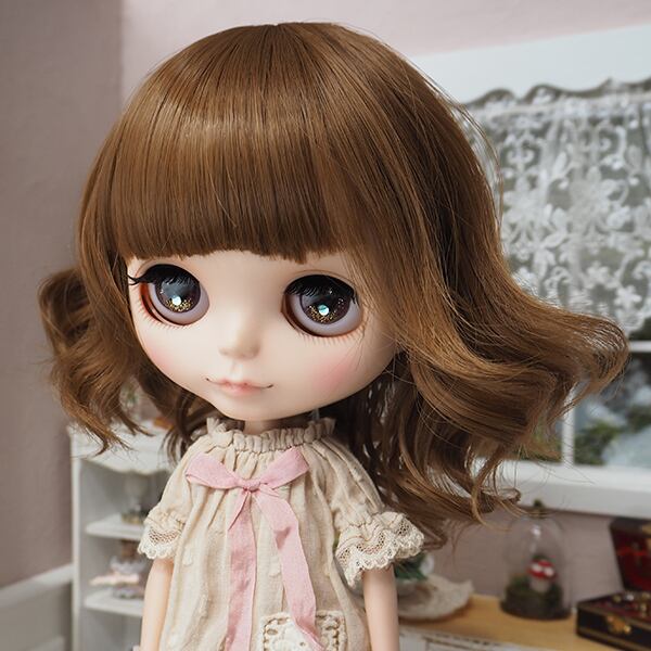 ネオブライス ウィッグ フレンチウェーブミディ マロンブラウン 10