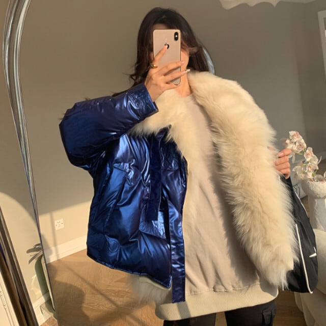 全3色 レディース アウター ダウンコート ダウンジャケット ファー