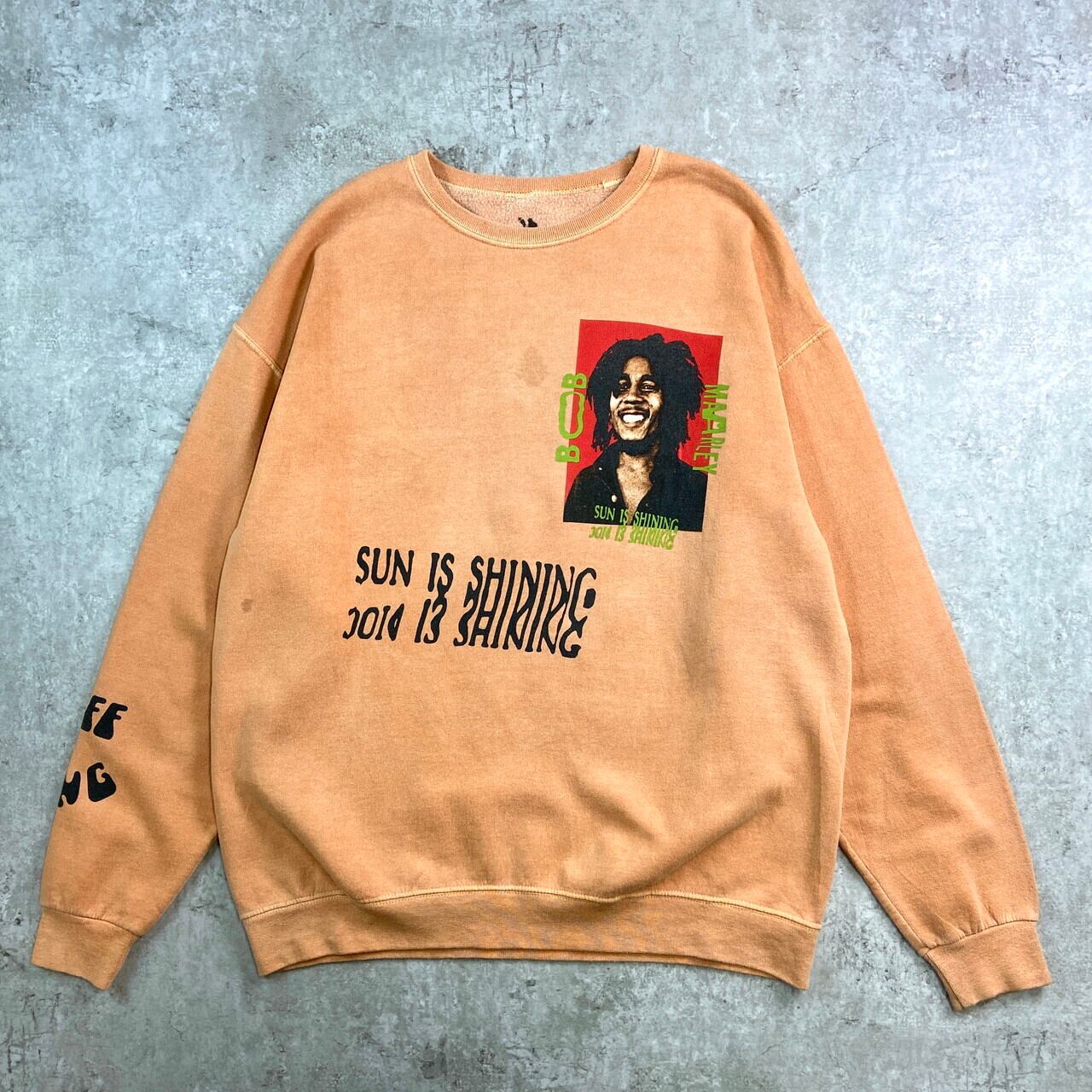 PEEL&LIFT ボブマーリー スウェット BOB MARLEY ボブマーリー レゲエ バンドプリント スウェットシャツ