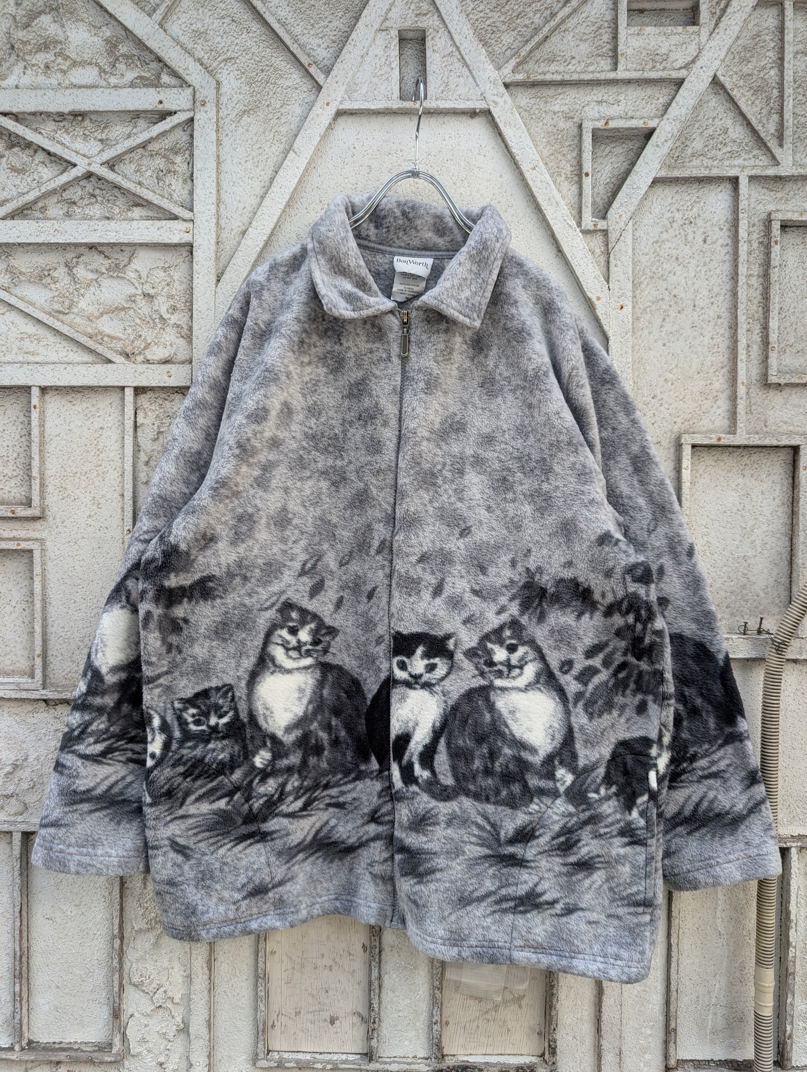 "CAT" fleece jacket