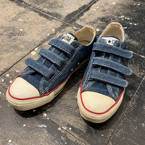 90's CONVERSE ALL STAR Denim Velcro (made in usa)