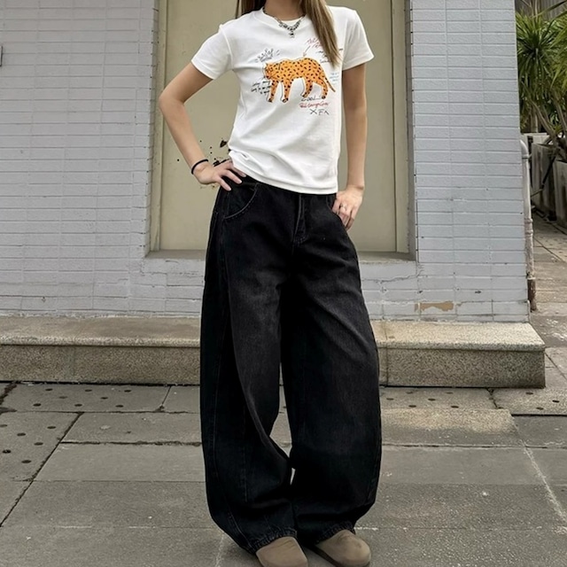 アニマルグラフィックスリムフィットTシャツ 2col R02452