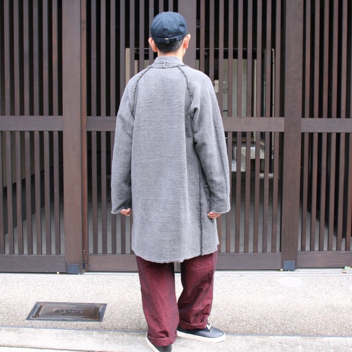 MITTAN JK-03 OCガラ紡ロングジャケット 炭 | Routes*Roots MITTAN JK-03 OCガラ紡ロングジャケット 炭 | Routes*Roots