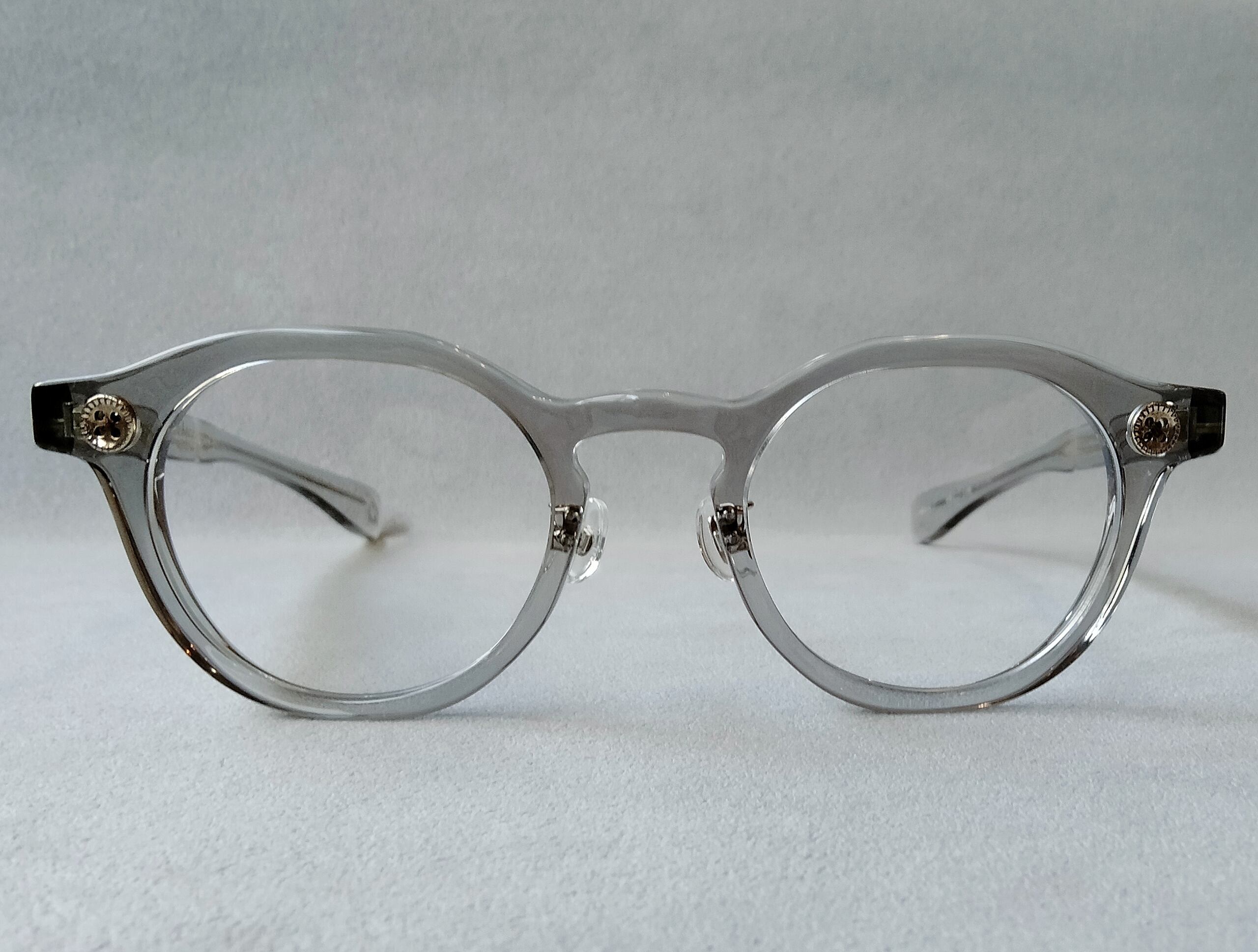 美品 Filton × kikiki optique フィルトン キキキオプティーク サングラス SP-BOUTON 日本製 Couleurs-2 クリアグレー 65009689 kikiki optique × Filton Special Collaboration 「SP-BOUTON