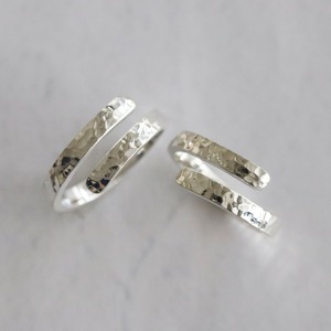 【ペアリング】フリーサイズ_平_槌目