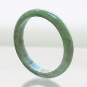 【内径 約58mm】 Marble Komaru 翡翠バングル A貨翡翠 jd_bg1440