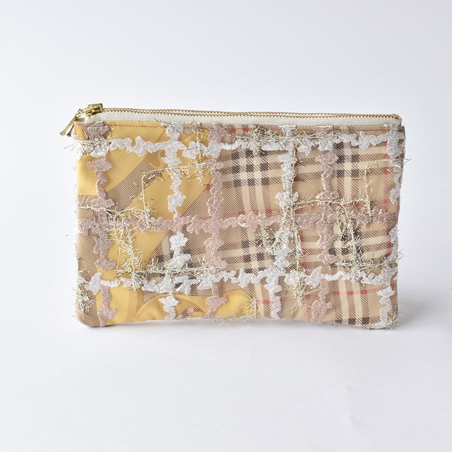 W ZIP POUCH チュール / No,10215