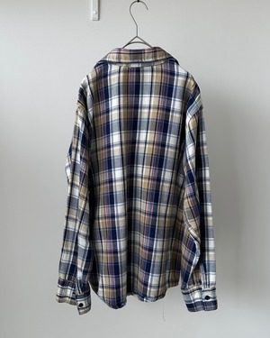-Best- Vintage 70-80s Flannel Check Shirt