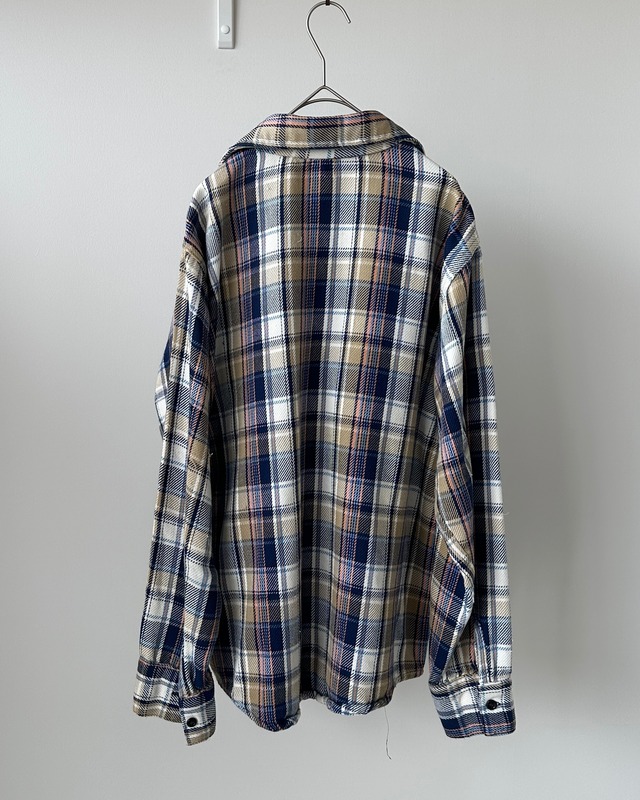 -Best- Vintage 70-80s Flannel Check Shirt
