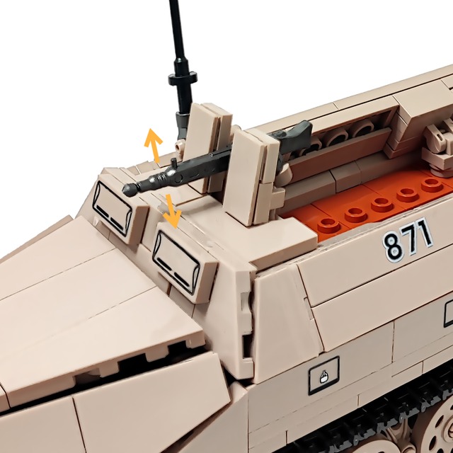 ドイツ Sd.Kfz.251 ハノマーク兵員輸送車 714PCS ESシリーズ