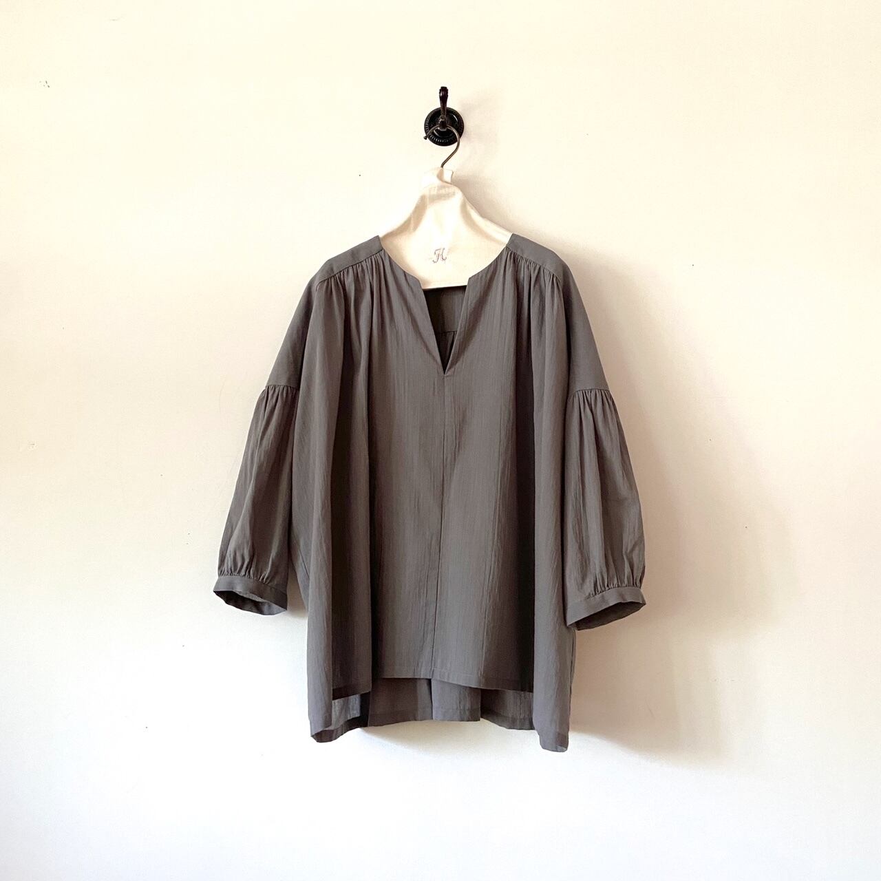evam eva コットンプルオーバー　cotton pullover