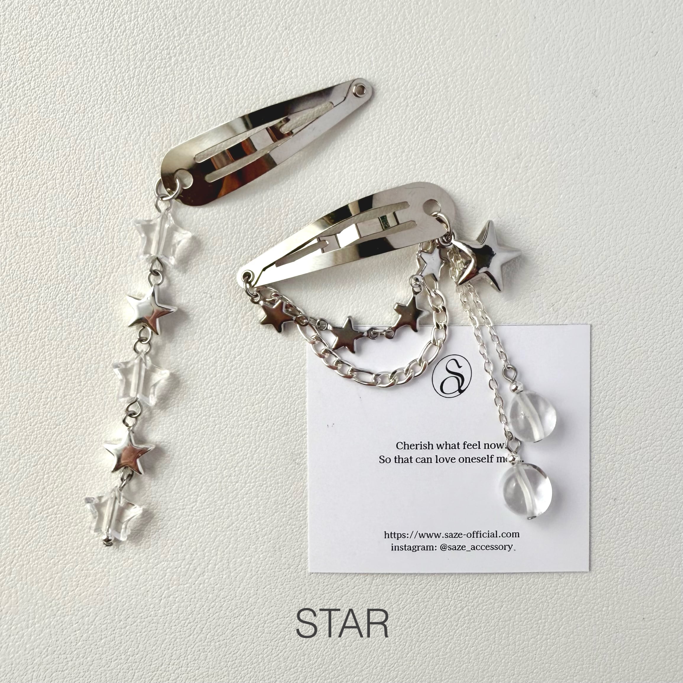 charm hair pins | saze