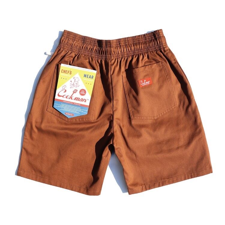 COOKMAN (クックマン) Chef Short Pants (シェフショートパンツ ) チョコレート 231-01821