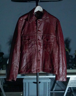 SHEEP SKIN LEATHER TRACKER JACKET