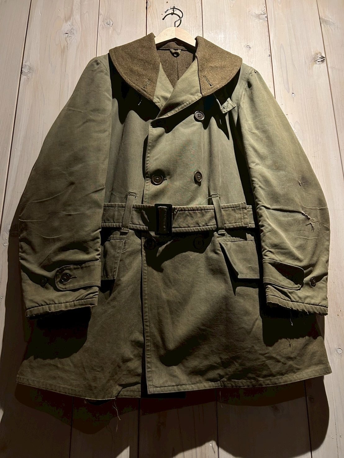 a.k.a.C.a.k.a vintage】40's Vintage U.S. Army M-38 Mackinaw Coat