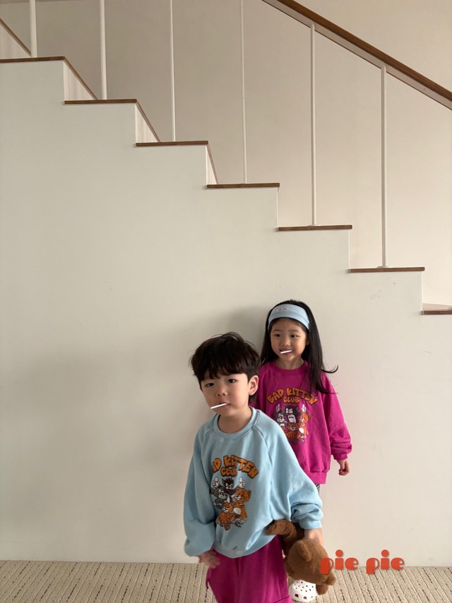 [即納S]≪pie≫Baby Kitty Sweatshirt  magenta 23