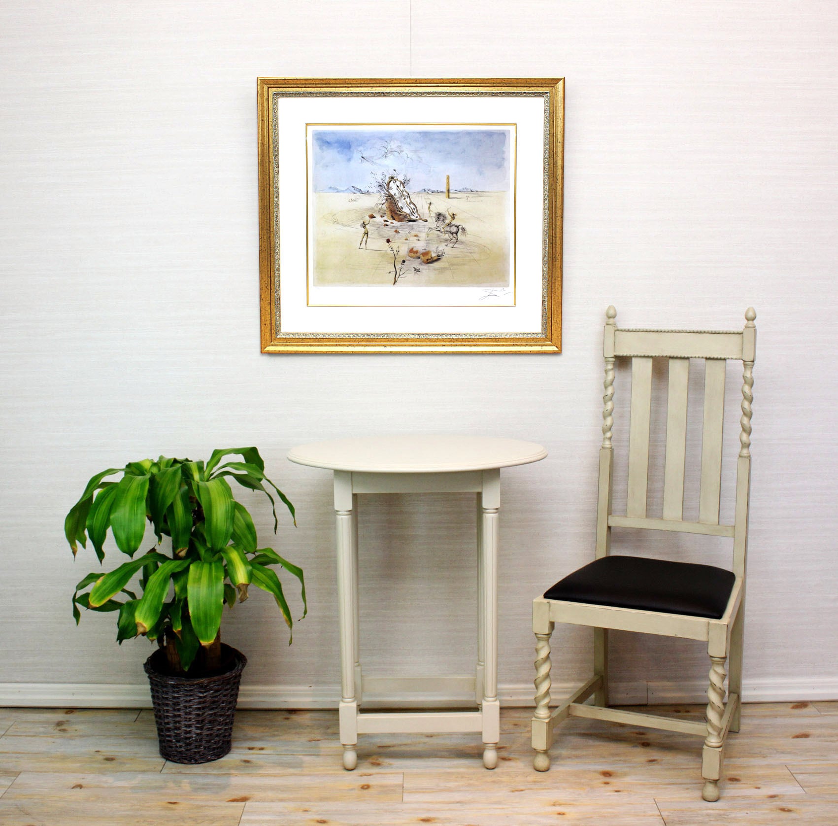 サルバドール ダリ「コズミック ホースマン」額縁4色選択可能 作品証明