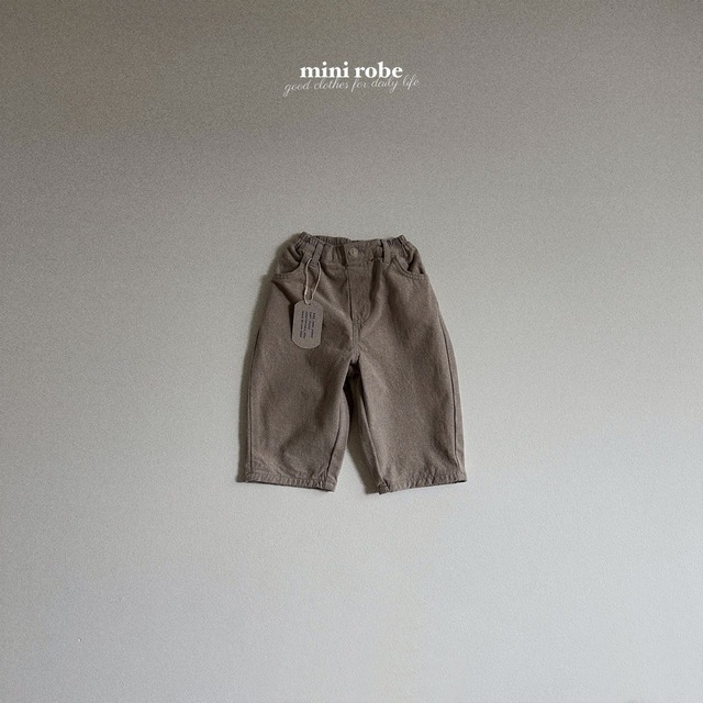 【即納】pitch straight pants / minirobe(韓国子供服:パンツ:s1020)