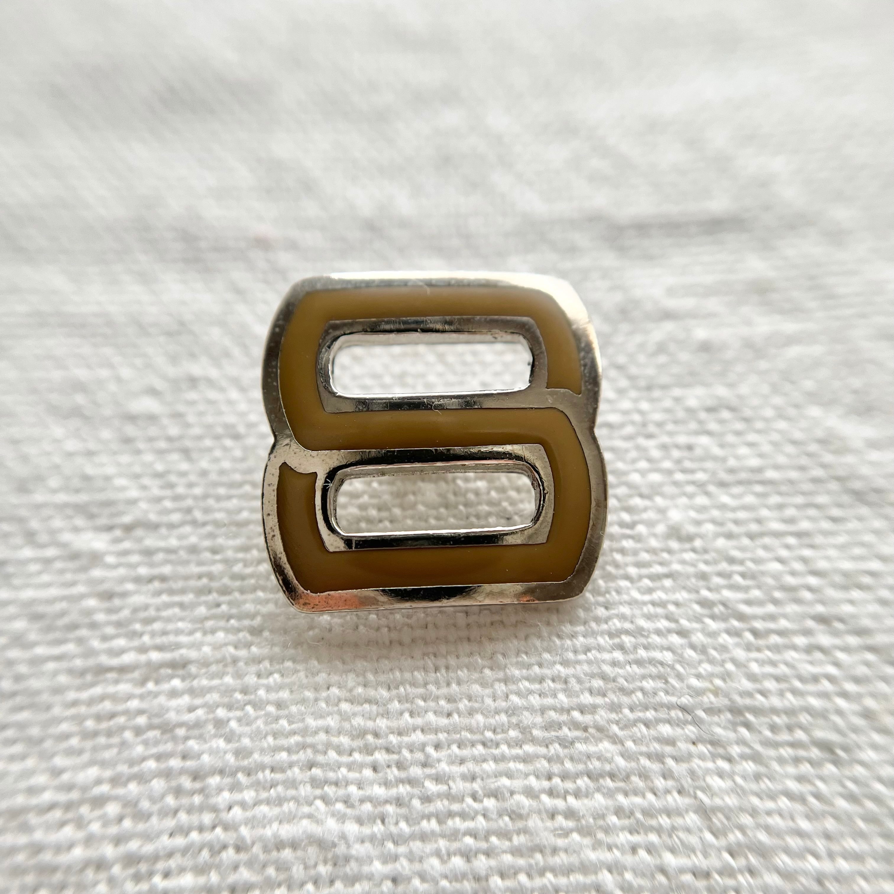 スクエア S字シルバー×スモークグリーン 21㎜