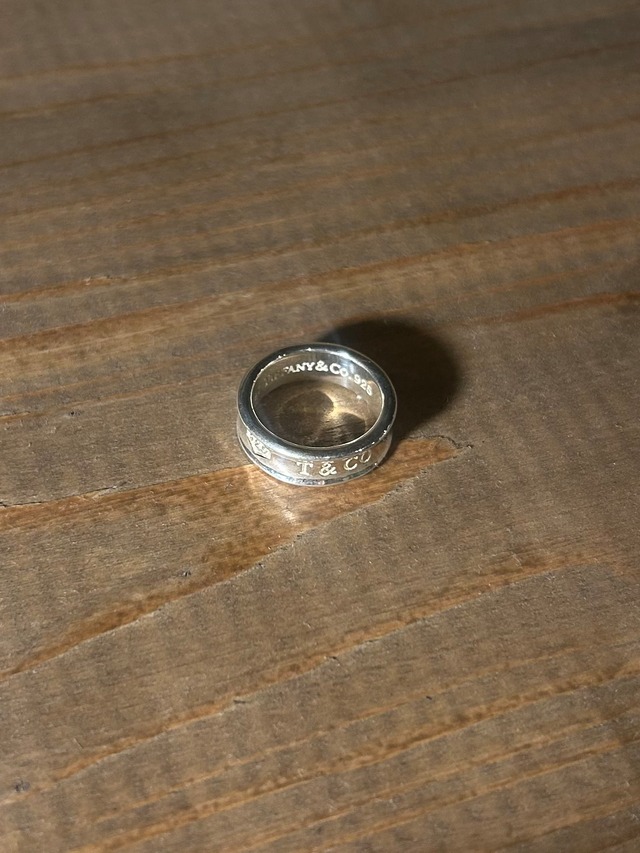 ［97s］ Tiffany & Co. Narrow Sterling Silver 925 Ring Size 13