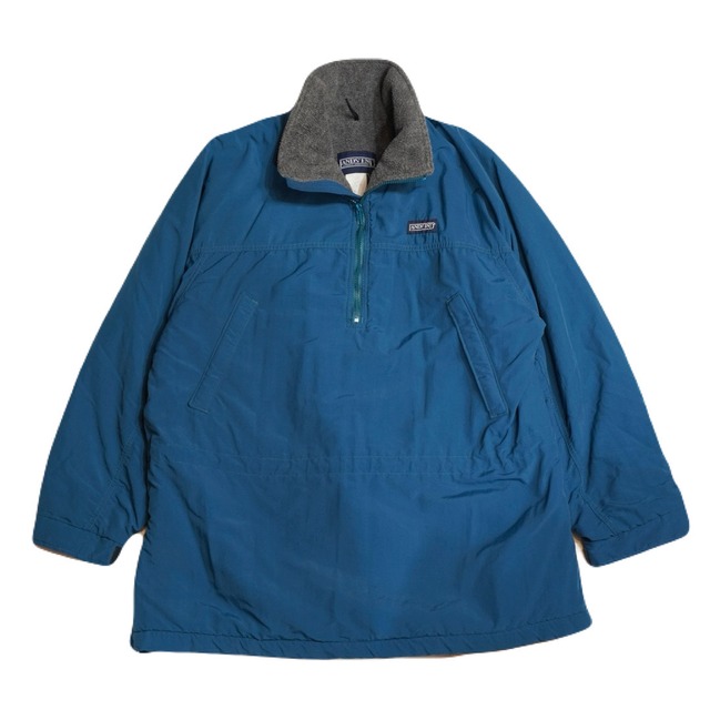 USED 90s LANDS' END Shelled Fleece Pullover Jacket -Large 03153