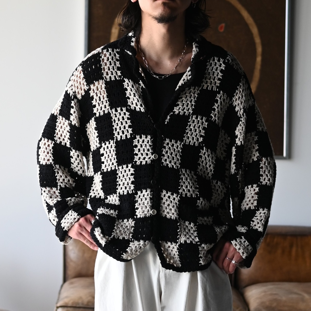 OLD JOE / HAND CROCHET HAVANA SHIRTS (Long-sleeve)
