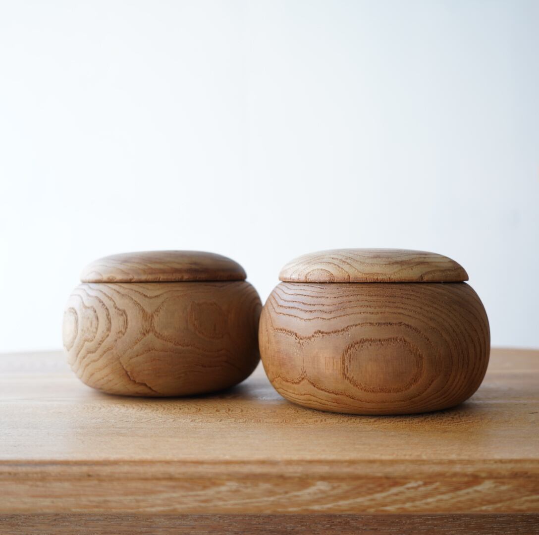 木の小物入れ 2個セット