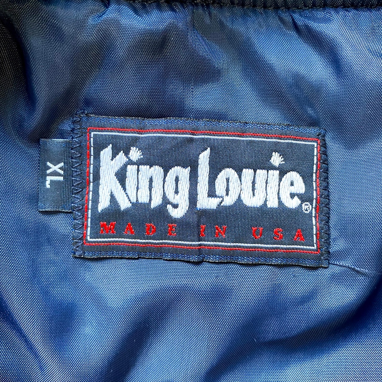 80年代 King Louie PEPSI ペプシ 企業系刺繍入り ナイロンプルオーバー 