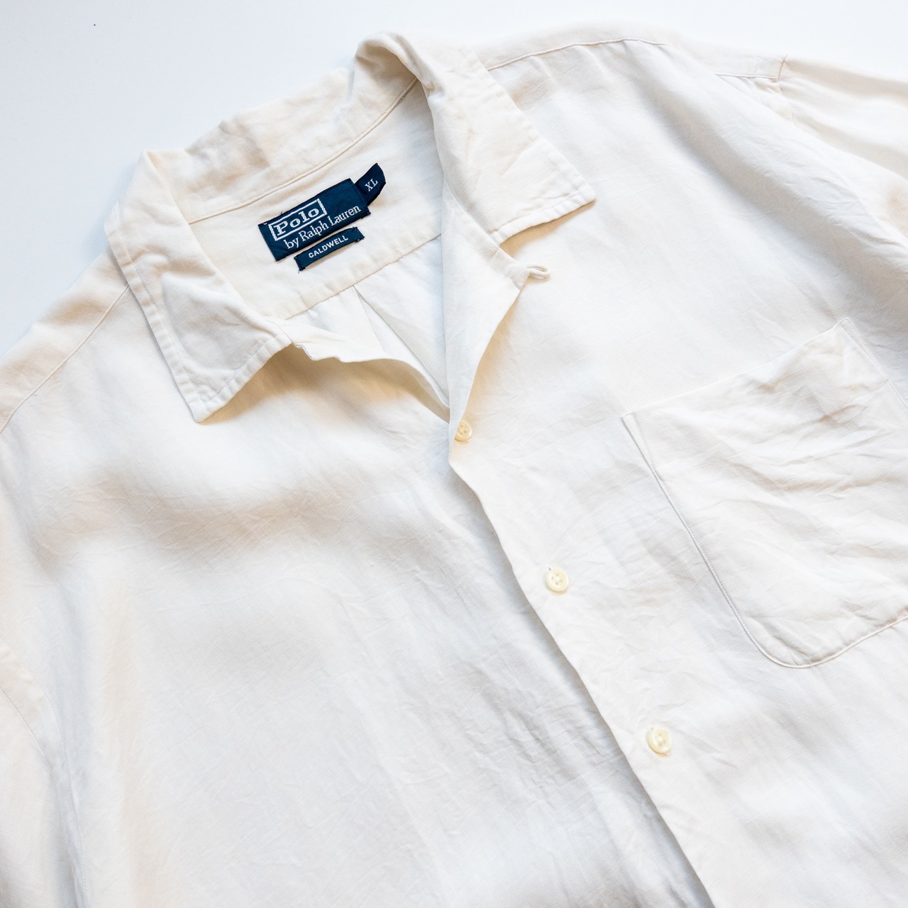 1990’s Polo by Ralph Lauren open collar shirt CALDWELL