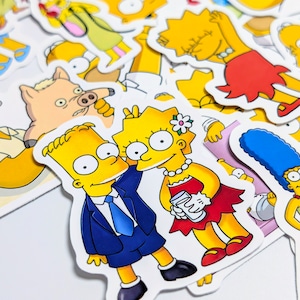 送料無料!【 The Simpsons / シンプソンズ 】【2】STICKER(ステッカー)50枚SET 〚アメリカン雑貨 アメトイ〛