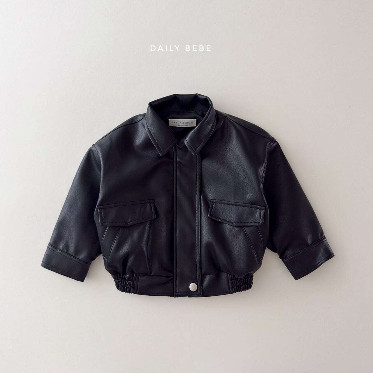 【取寄】Dailybebe フェイクレザージャケット｜秋服｜韓国子供服｜26/AT