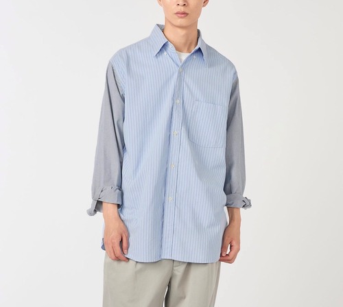 nanamica / Button Down Stripe Storm Shirt