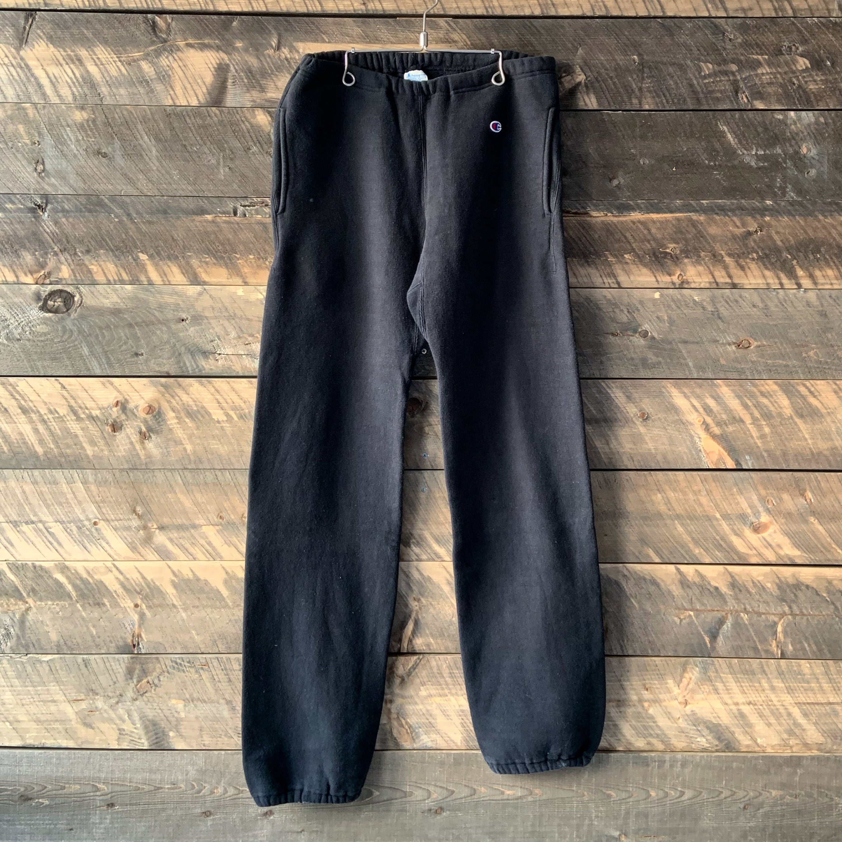 Champion リバースウィーブ 青単色タグ スウェットパンツ 復刻 | en