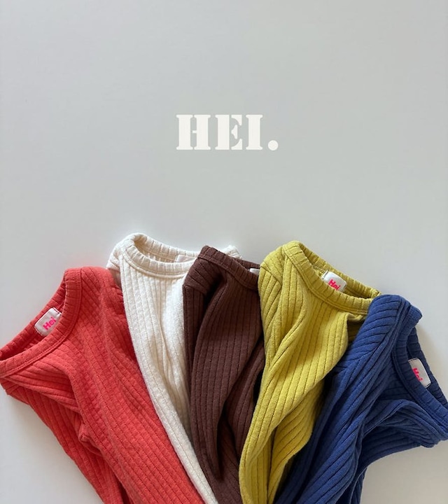 【取寄】hei|chewy tee|もちもちTシャツ|XS-XL|kids|26 autumn