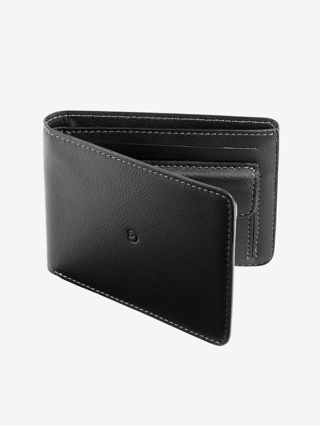 Danny P.「Leather coin wallet black」