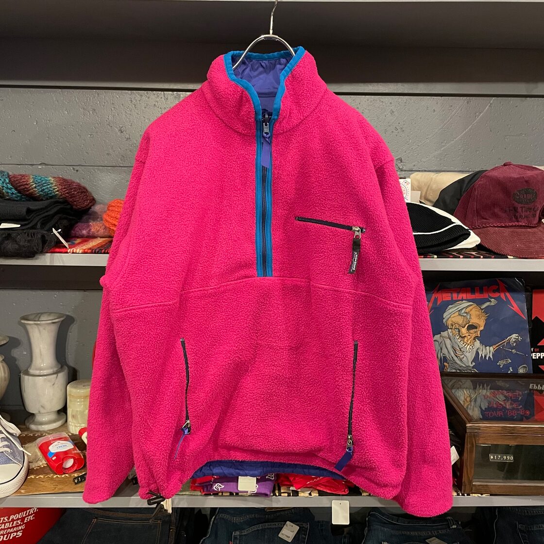 90s Patagonia Glissade Pull Over Reversible Jacket | PAY ID